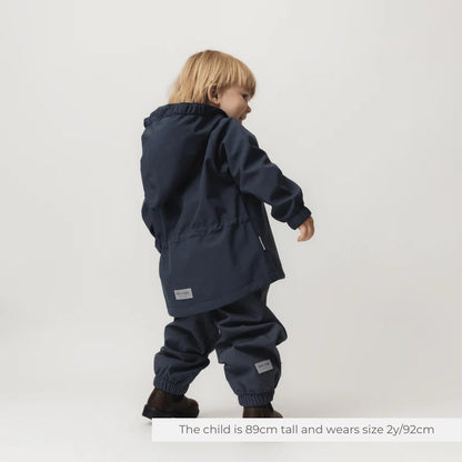 MINI A TURE MATWAI Softshell Jacket GRS - Navy | Ages 2-3