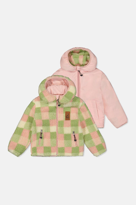 [Pre-order] Reversible Mid-Season Jacket Pale Dusty Pink