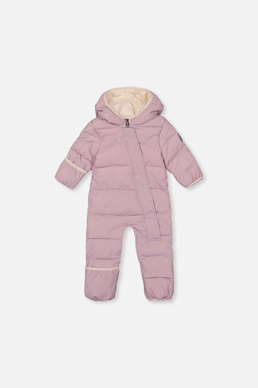 [Pre-order] Baby Cloud One Piece Snowsuit Adapted For Car Seats Lavender