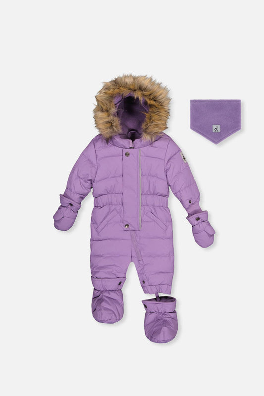 [Pre-order] Baby Original One Piece Puffy Snowsuit Violet