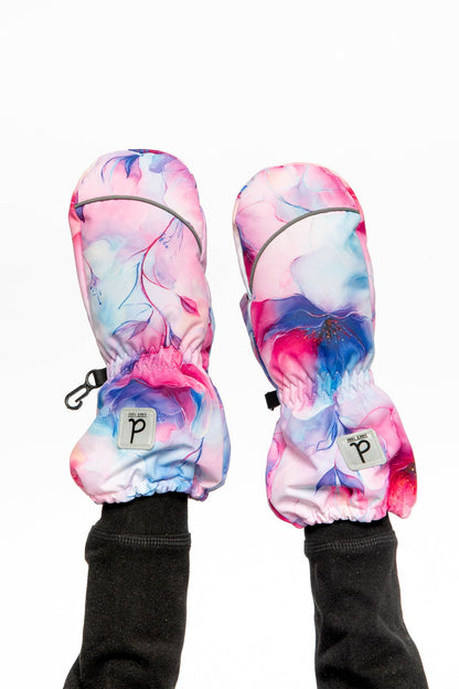 [Pre-order] Play Winter Mittens Mauve Flower Print