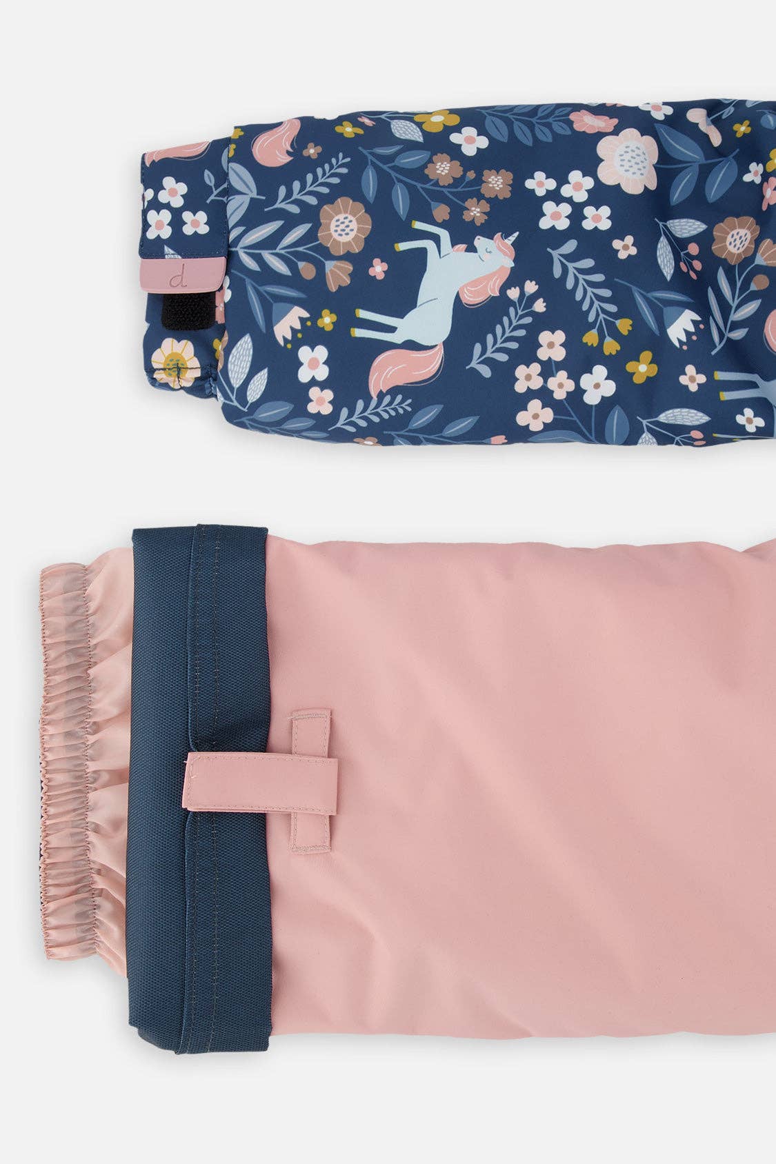 [Pre-order] Two Piece Discover Snowsuit Blue And Pink Unicorn Print
