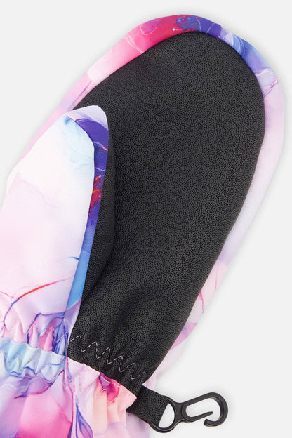 [Pre-order] Play Winter Mittens Mauve Flower Print