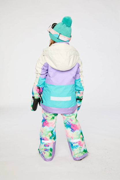 [Pre-order] 2-Piece Teknik Snowsuit Multicolor Diamond Pattern