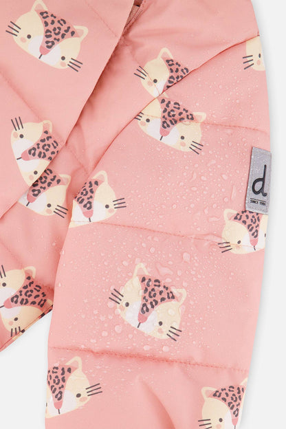 [Pre-order] Baby Two Piece Snowsuit Rose Leopard Print