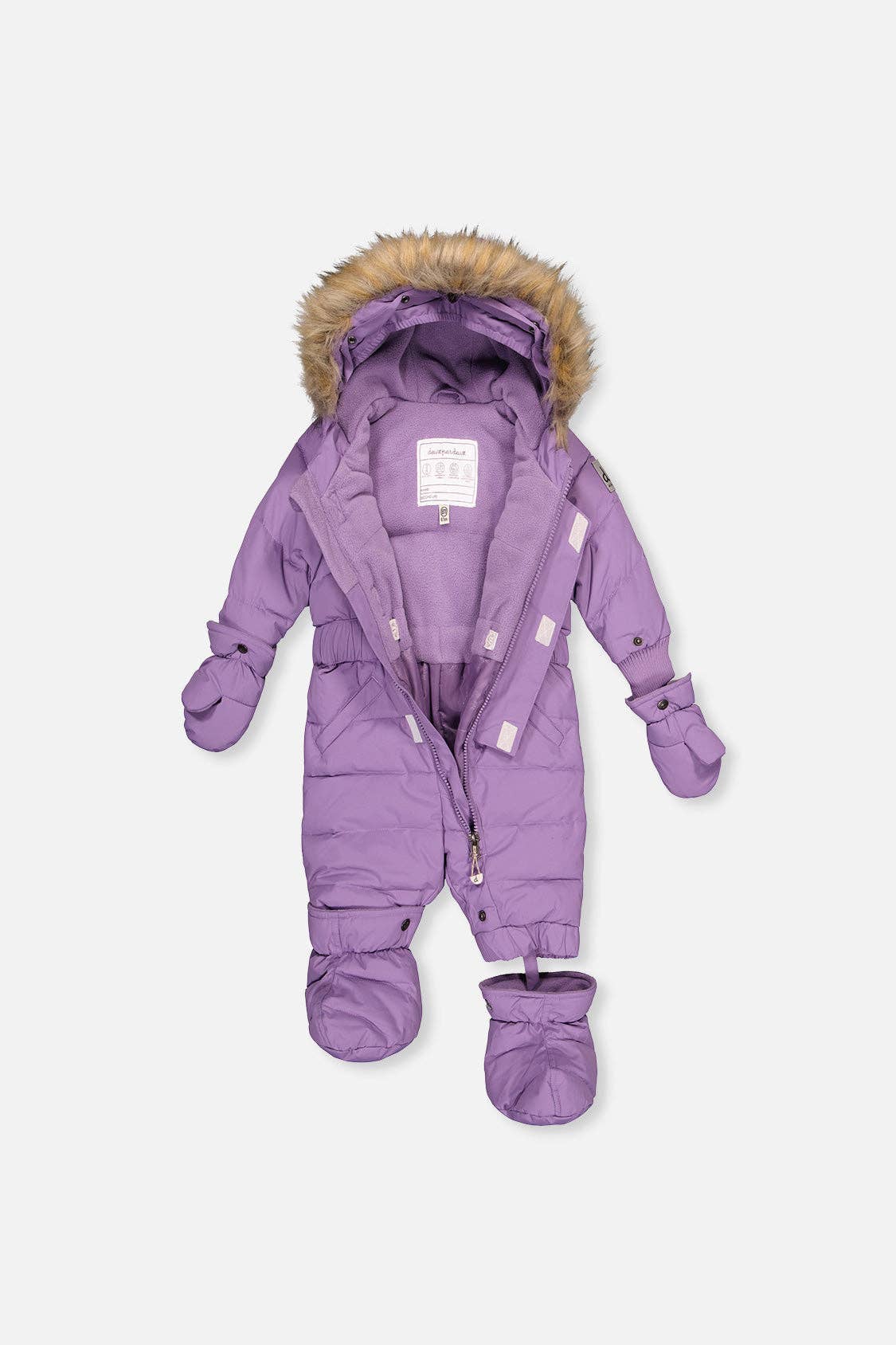 [Pre-order] Baby Original One Piece Puffy Snowsuit Violet