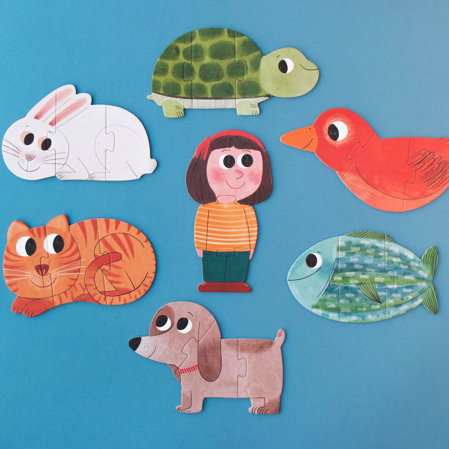 Londji I Love My Pets - 7 Reversible Puzzles | Ages 3+