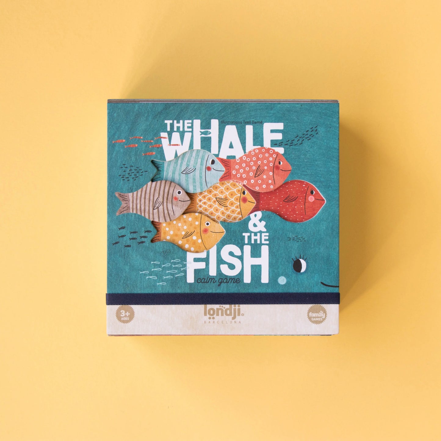 Londji The Whale & The Fish - Wooden Calm Game | Ages 3+
