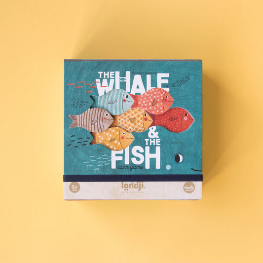 Londji The Whale & The Fish - Wooden Calm Game | Ages 3+