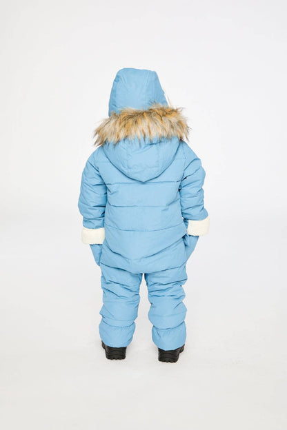 [Pre-order] Baby Snug One Piece Snowsuit Adapted For Car Seats Blue Grey