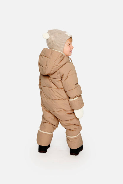 [Pre-order] Baby Cloud One Piece Snowsuit Adapted For Car Seats Beige
