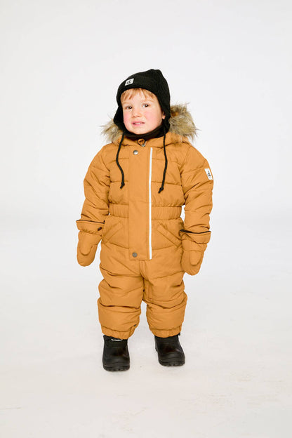 [Pre-order] Baby Original One Piece Puffy Snowsuit Brown Sugar
