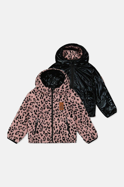 [Pre-order] Reversible Mid-Season Jacket Pink And Black