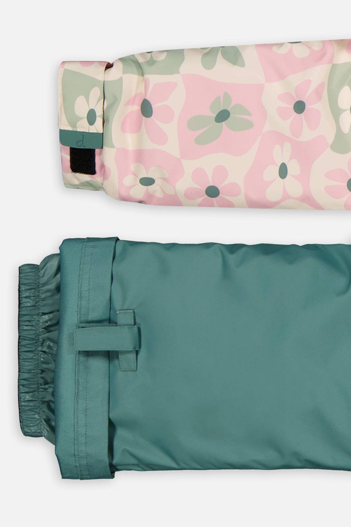 [Pre-order] Two Piece Discover Snowsuit White With Retro Pink Print