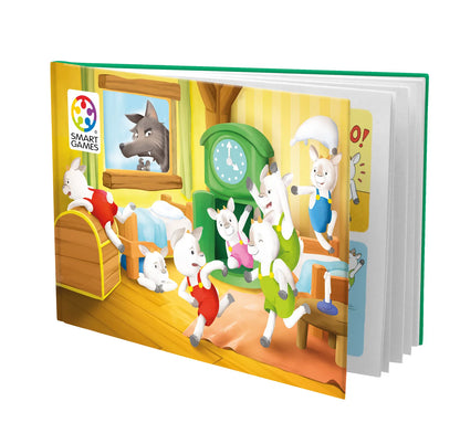 SmartGames The Wolf & The 7 Goats | Fairy-Tale Logic Game | Ages 3-6