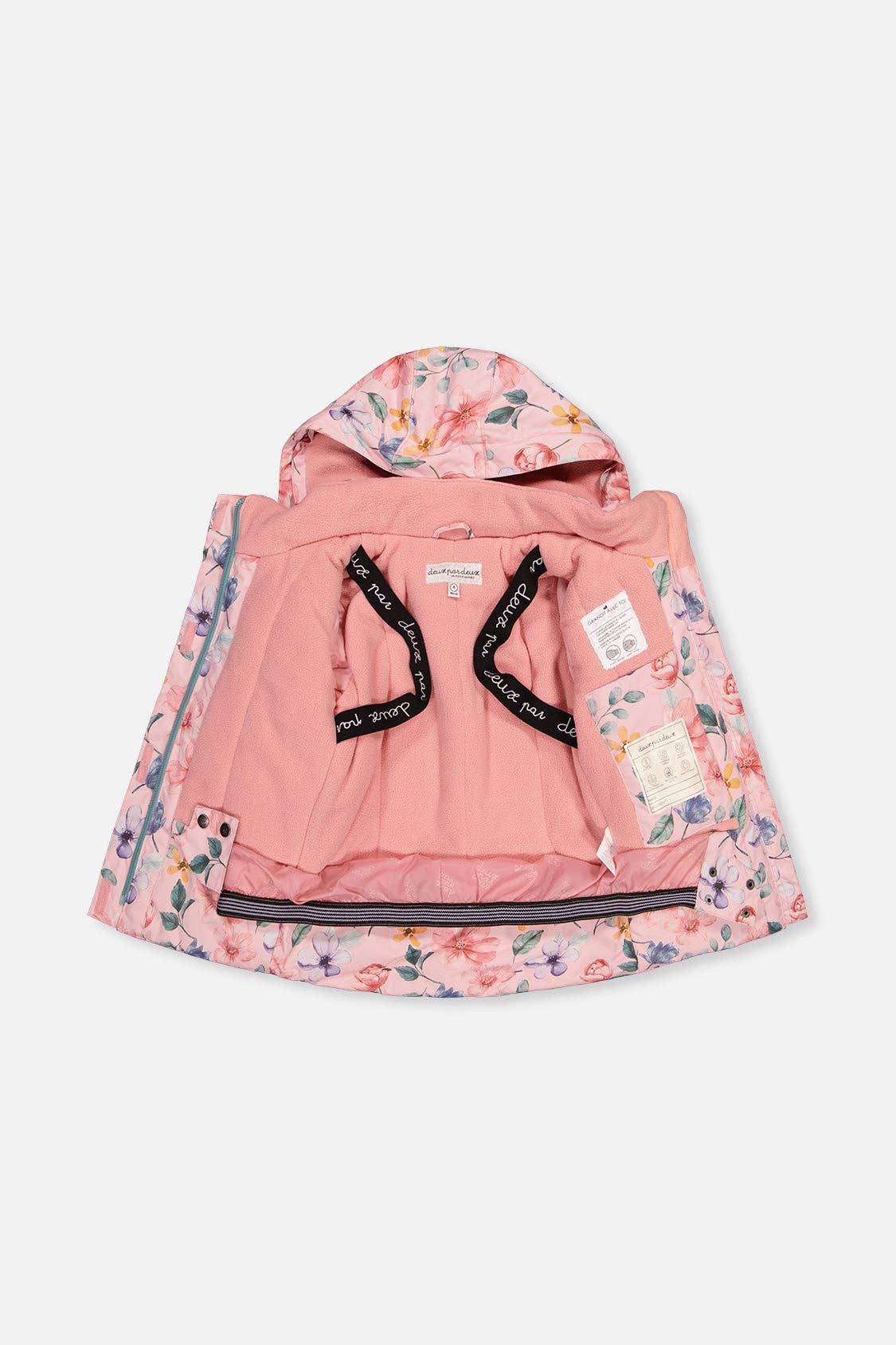 [Pre-order] Two Piece Play Snowsuit Pink Vintage Floral Print