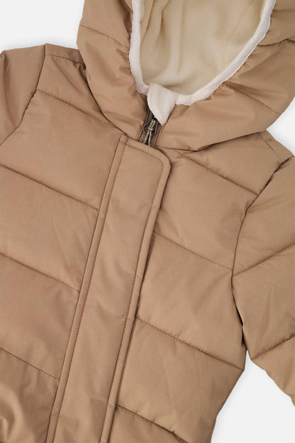 [Pre-order] Baby Cloud One Piece Snowsuit Adapted For Car Seats Beige