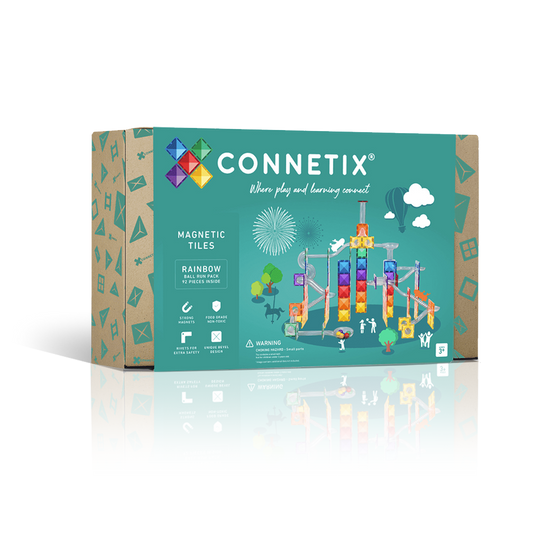 Connetix Rainbow Ball Run Pack 92 Pieces