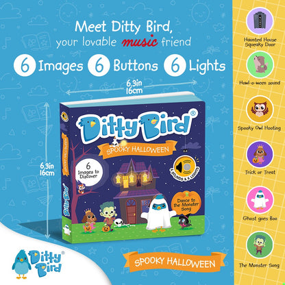 [Pre-order 2 Weeks] Ditty Bird Book: Spooky Halloween - Best Toys Halloween