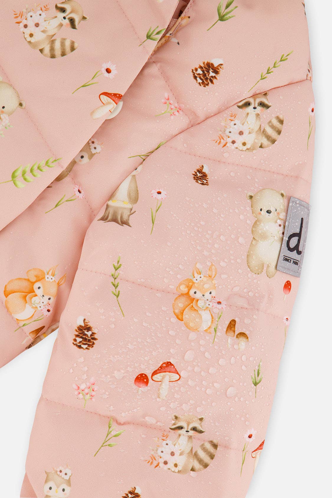 [Pre-order] Baby Two Piece Snowsuit Pink Animal Print