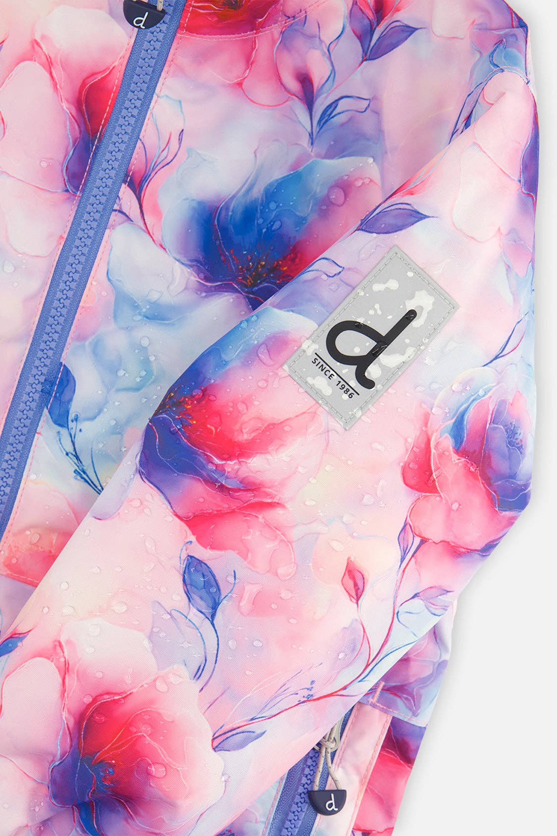 [Pre-order] Light Weight Two Piece Chill Snowsuit Mauve Printed Flowers