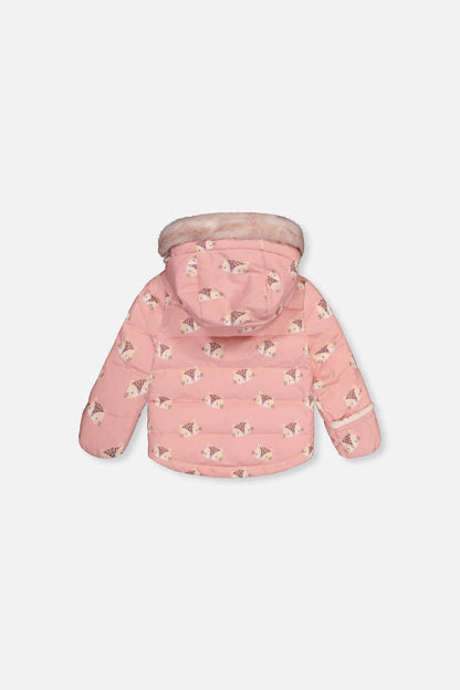 [Pre-order] Baby Two Piece Snowsuit Rose Leopard Print