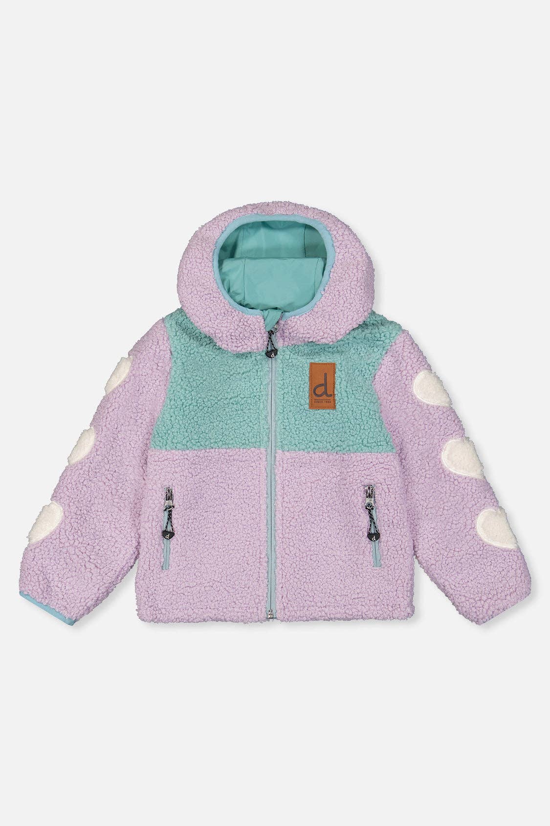 [Pre-order] Reversible Mid-Season Jacket Pale Blue-Grey And Mauve