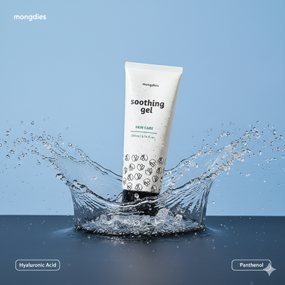 Mongdies Baby Soothing Gel 200ml | Calming Cica & Hyaluronic Formula