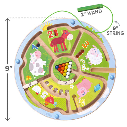 Number Maze Magnetic Game