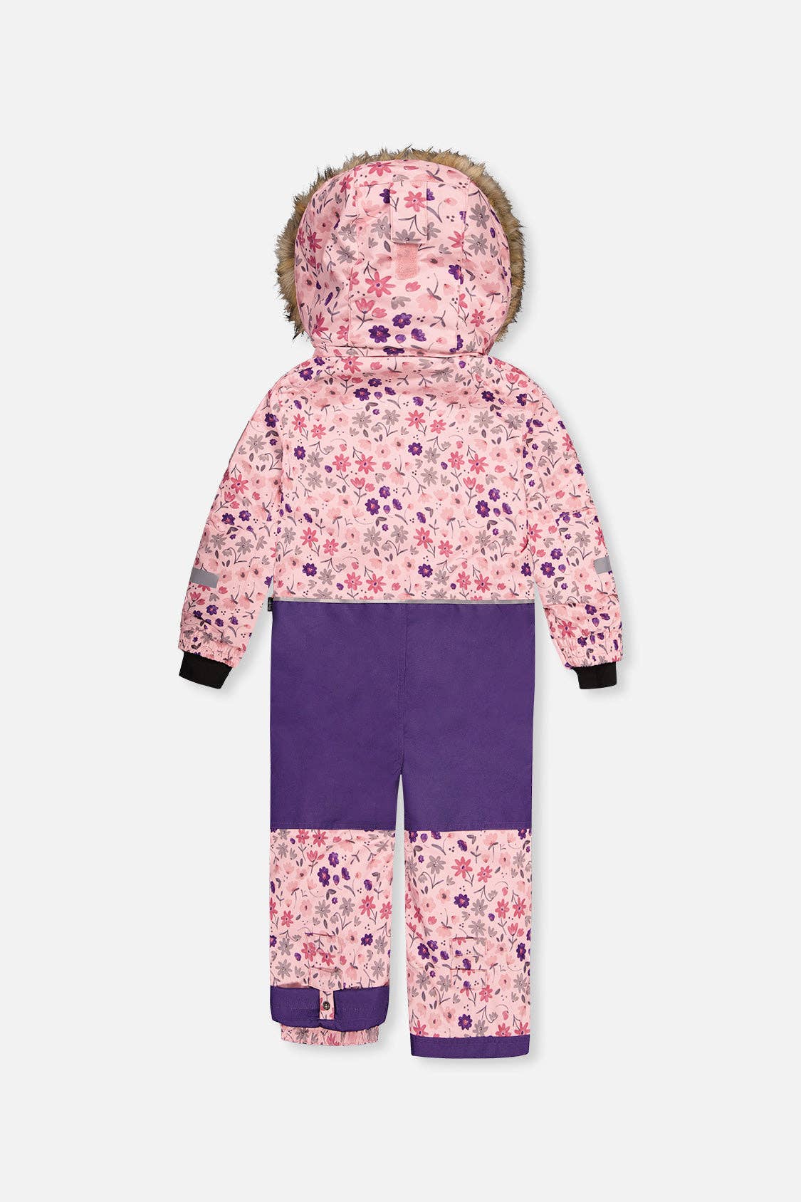 [Pre-order] Kids One Piece Play Snowsuit Pink Mini Flower Print