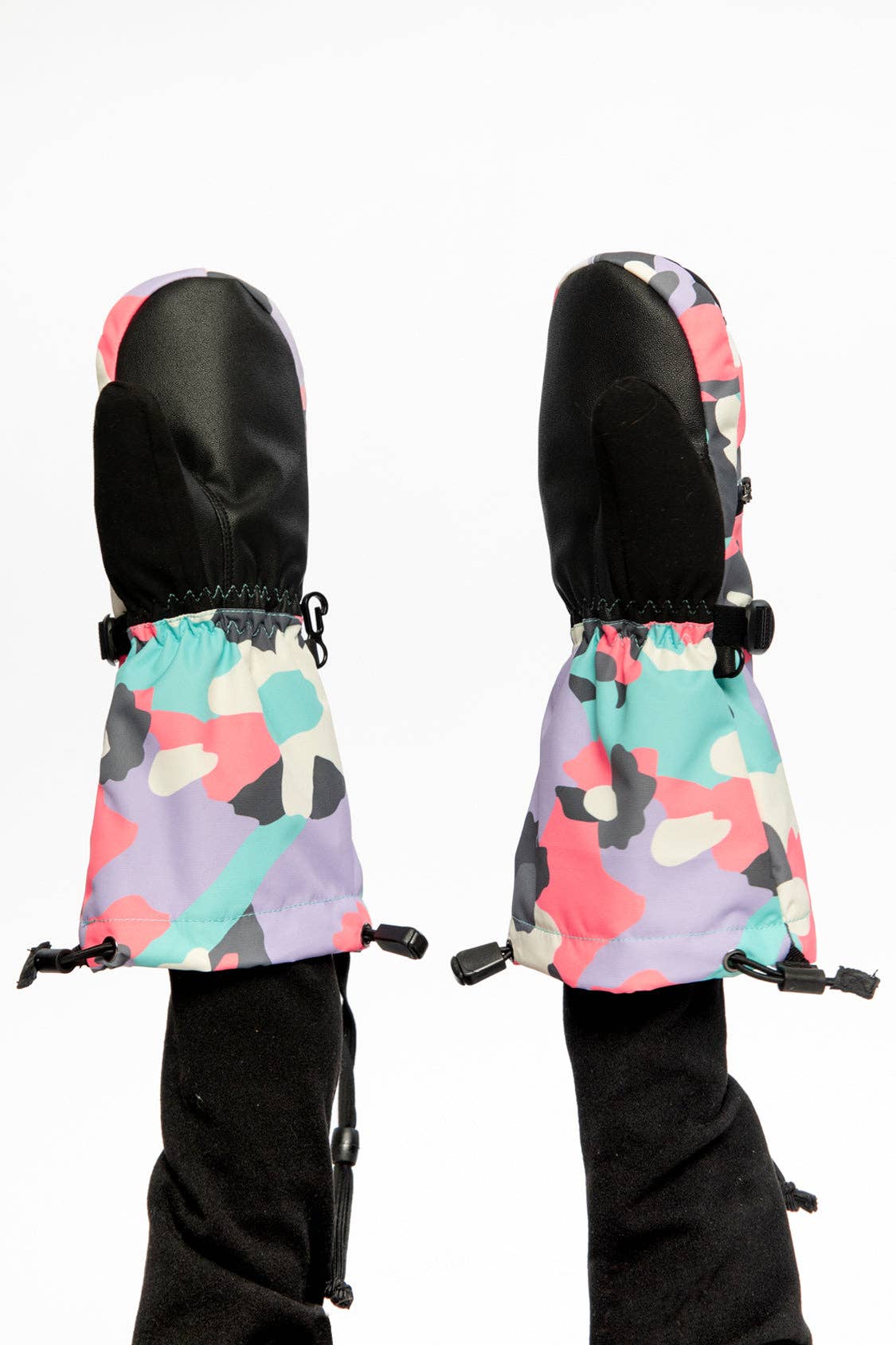 [Pre-order] Teknik Winter Mittens Coral Camouflage