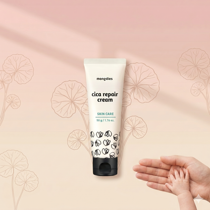 Mongdies Baby Cica Repair Cream 50g | SOS Skin Barrier | Drool Rash & Irritation | EWG Green