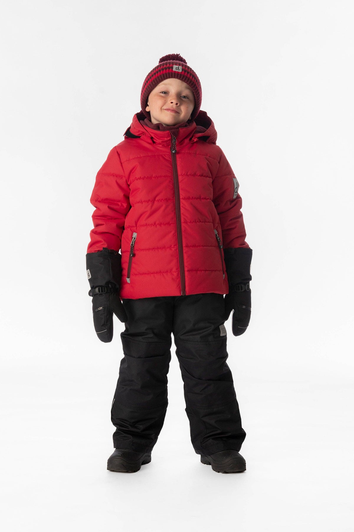 [Pre-order] Two Piece Play Snowsuit Red With Black Pants