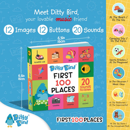 Ditty Bird Baby Sound Vocabulary Book: First 100 Places