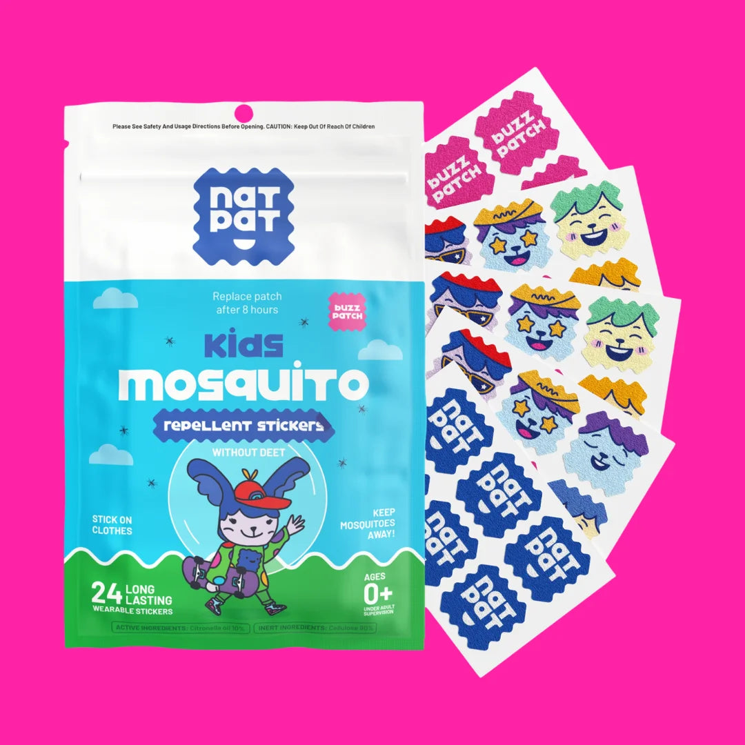 NATPAT Kids Mosquito Repellent Stickers 24 Pack
