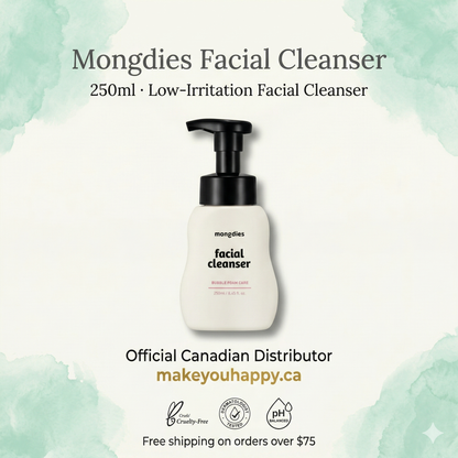 Mongdies Baby Facial Cleanser 250ml | Gentle Foaming Face Wash | Tear-Free