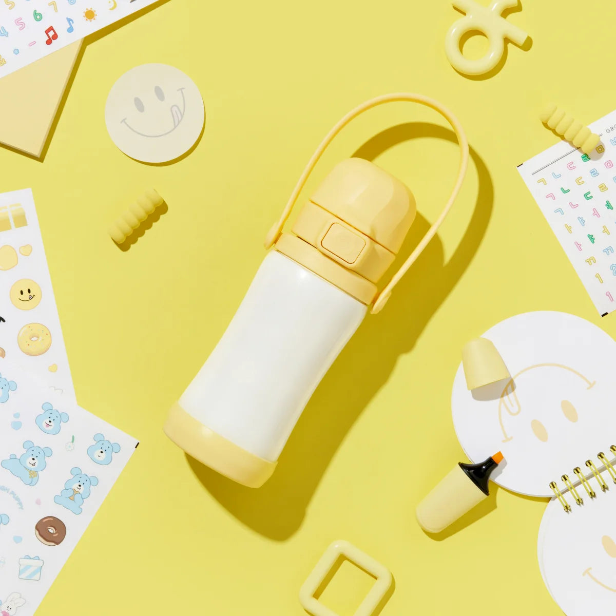 Yellow lid
