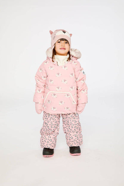 [Pre-order] Baby Two Piece Snowsuit Rose Leopard Print