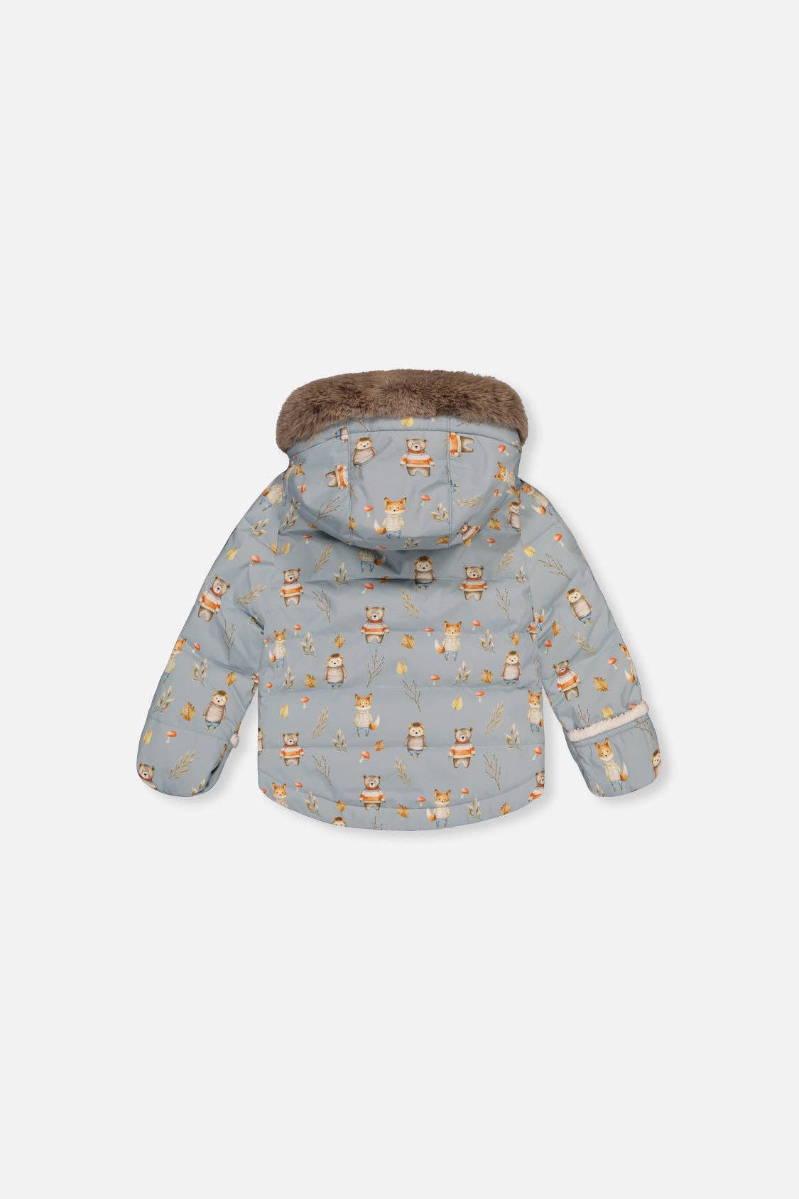 [Pre-order] Baby Two Piece Snowsuit Blue Animal Print