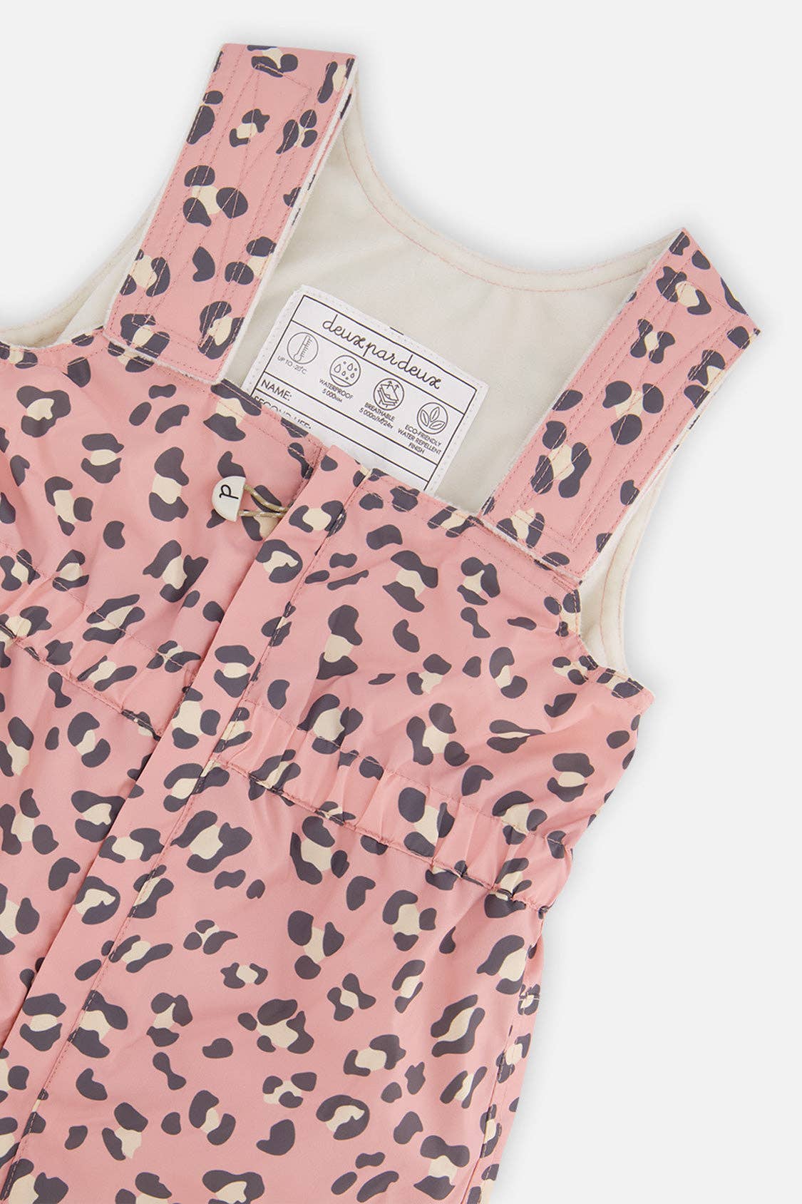 [Pre-order] Baby Two Piece Snowsuit Rose Leopard Print