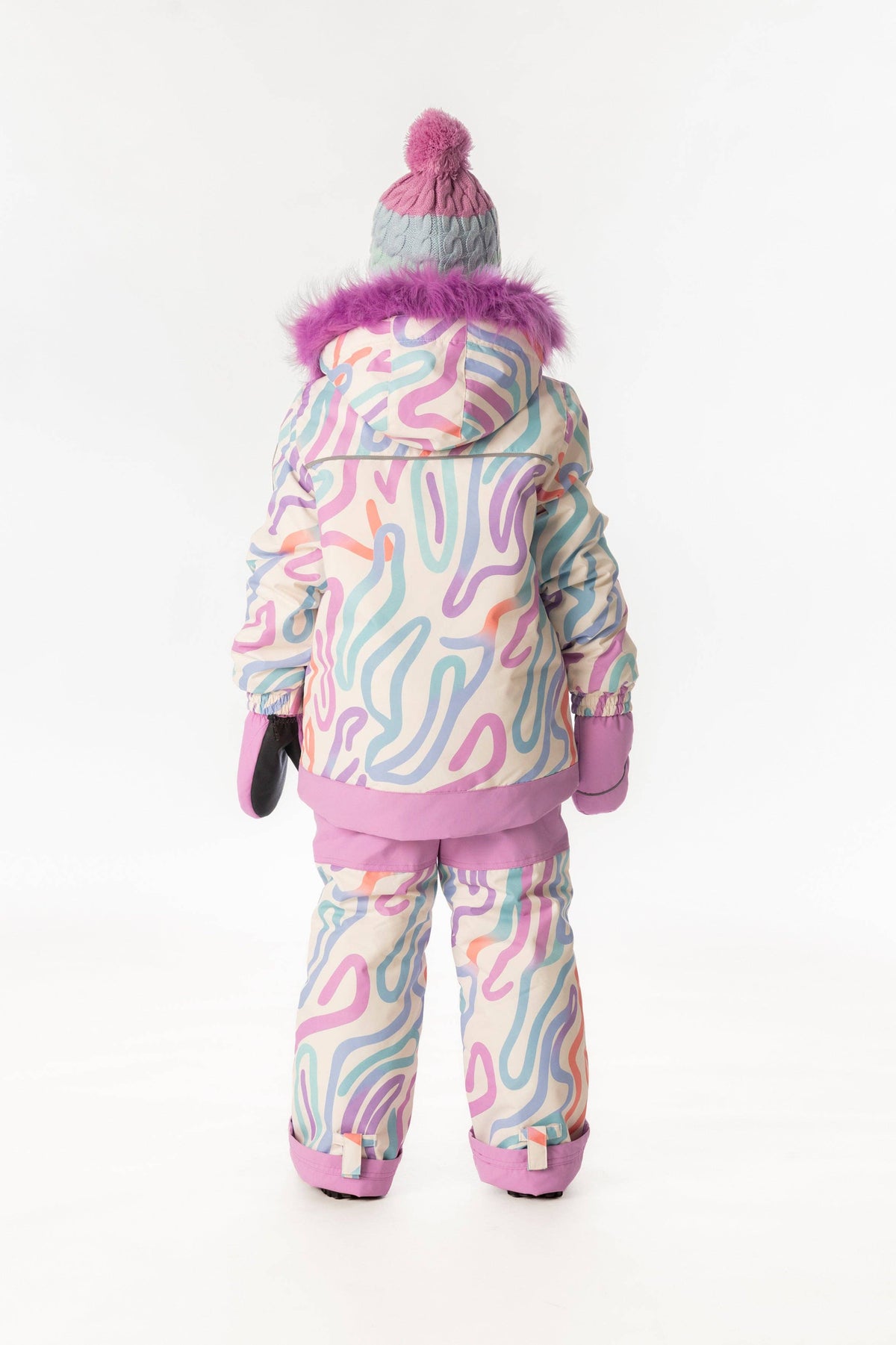 [Pre-order] Two Piece Discover Snowsuit Multicolored Line Print