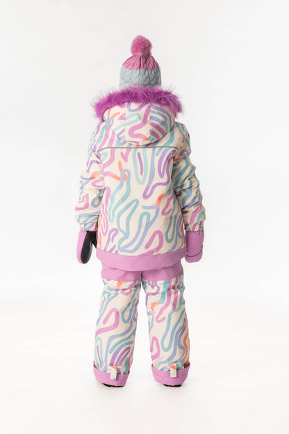 [Pre-order] Two Piece Discover Snowsuit Multicolored Line Print