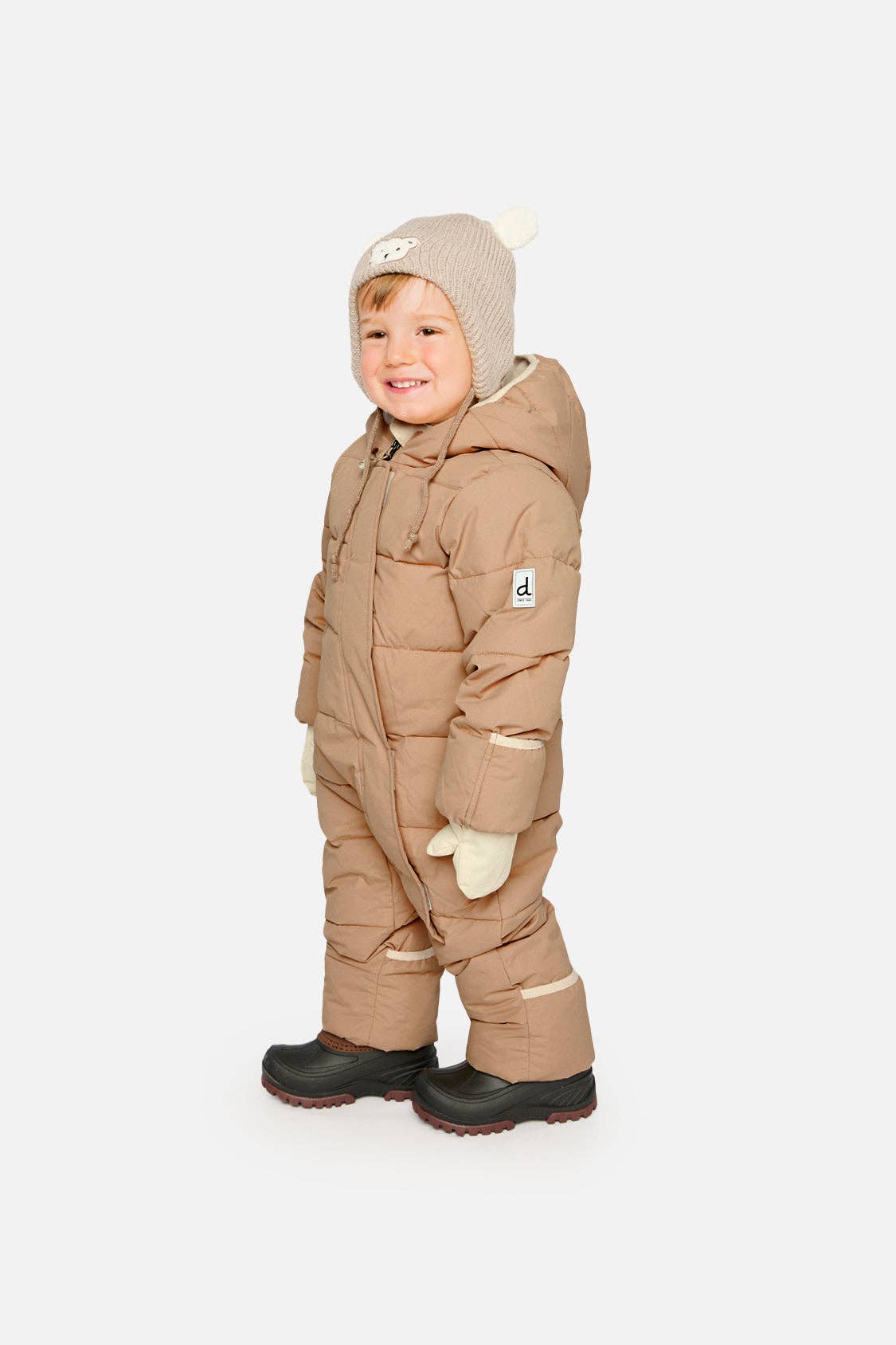 [Pre-order] Baby Cloud One Piece Snowsuit Adapted For Car Seats Beige