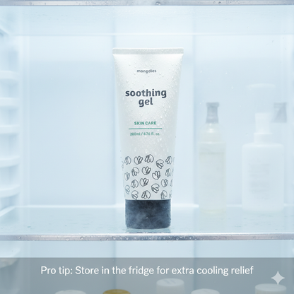 Mongdies Baby Soothing Gel 200ml | Calming Cica & Hyaluronic Formula