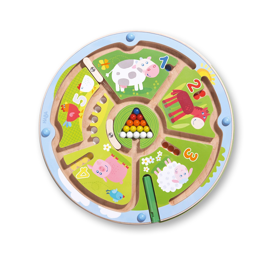 Number Maze Magnetic Game