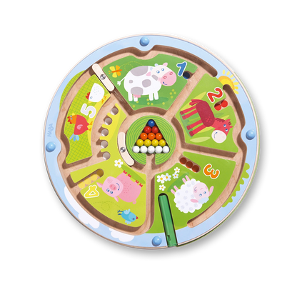 Number Maze Magnetic Game