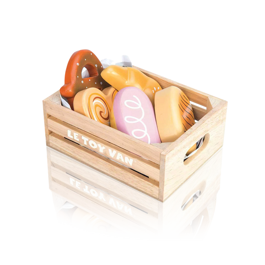 Le Toy Van Wooden Bread Basket Play Set
