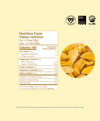 OHME Freeze-Dried Mangoes (Sliced, 56g)